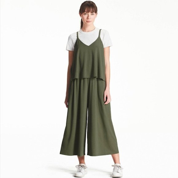 Uniqlo 'Wide Leg Tank Jumpsuit' (Pink) - Picture 1 of 5